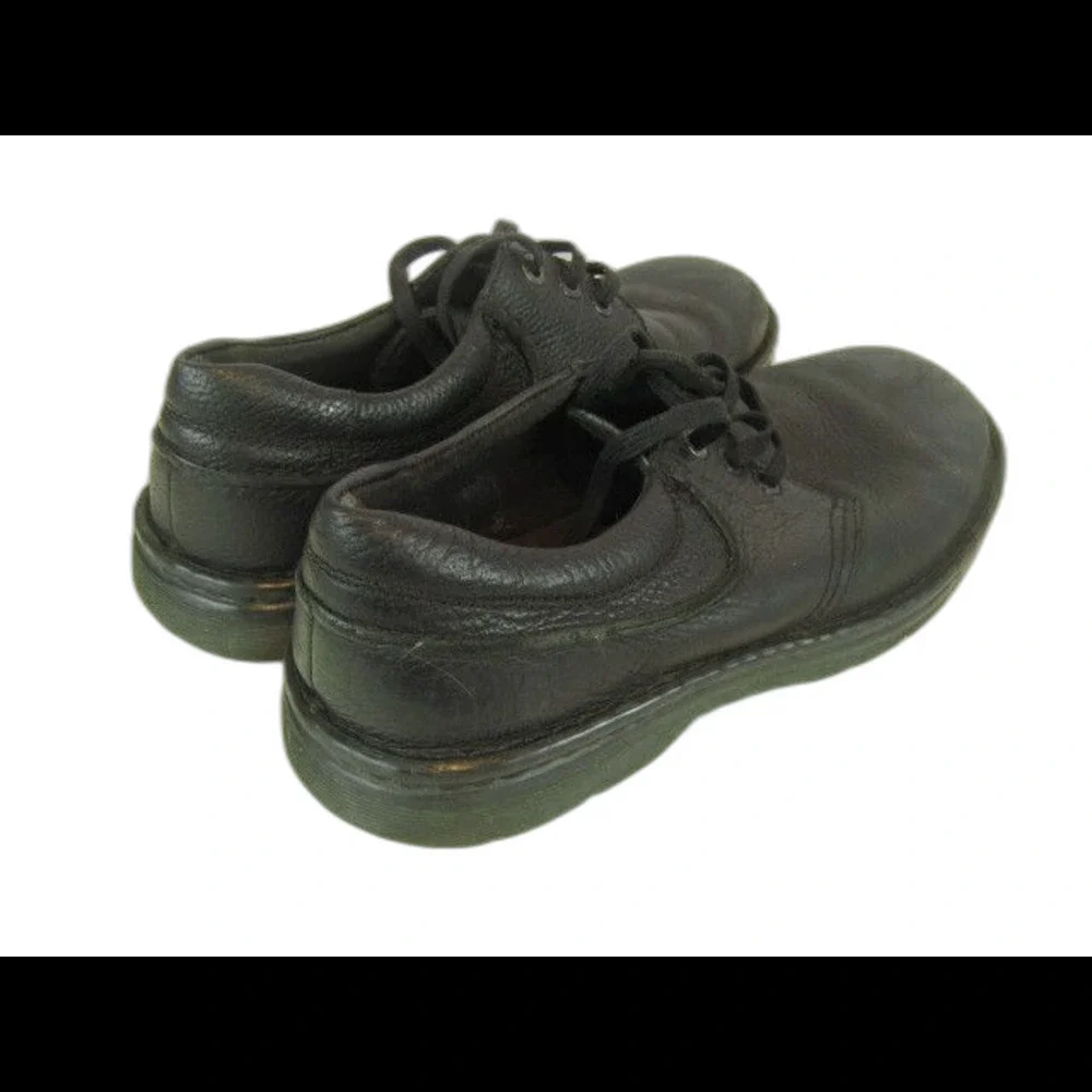 Mens Dr. Martens Hampshire Black Leather Slip Resistant Industrial Shoes sz 11M